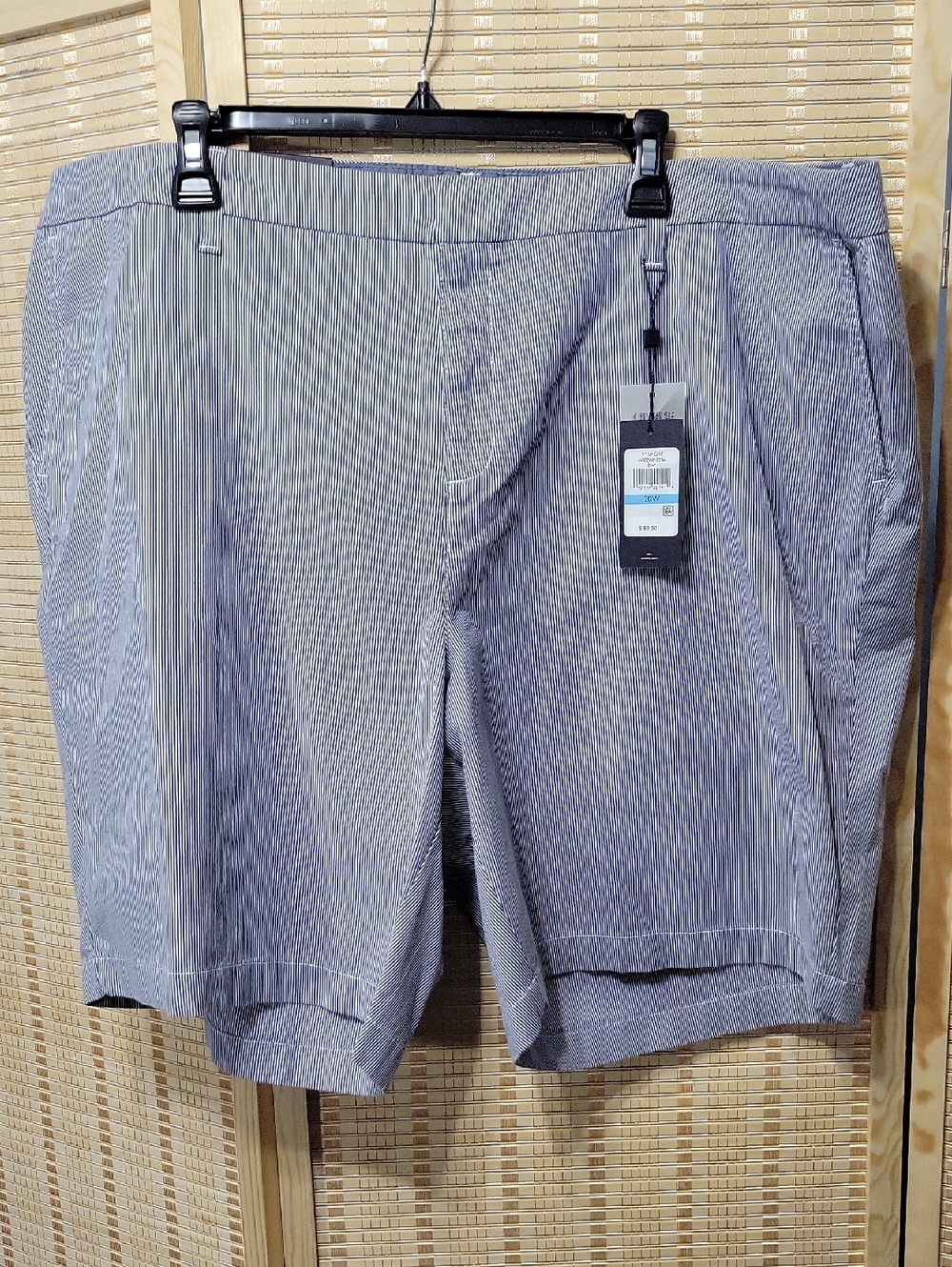 NWT Tommy Hilfiger Hollywood Blue Pinstripe Shorts - Size 20W